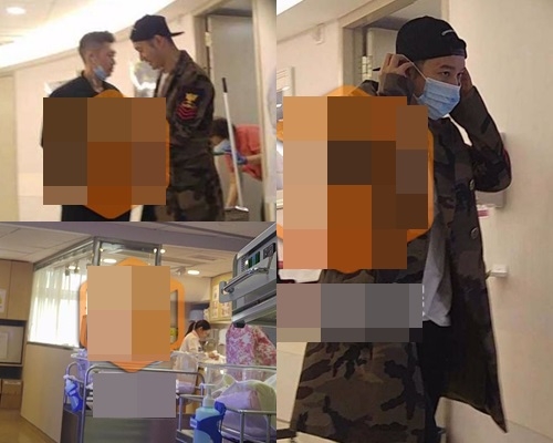 新手爸爸黃曉明做好準備睇B仔。(全明星探圖片)