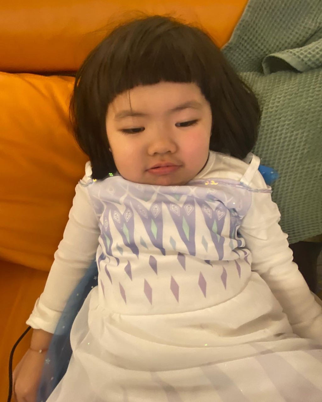 Lucy向來活潑好動，今次都病咗好耐，陰公豬。