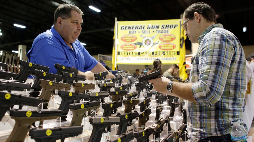 佛罗里达州枪展曾展示Glock 19手枪。美联社