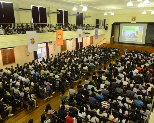 拔萃男書院附屬小學,於中學部舉行兩場小一入學簡介會。