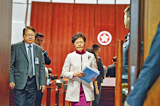 林鄭月娥表示，社會已就開拓土地，達成多管齊下和未雨綢繆的共識。