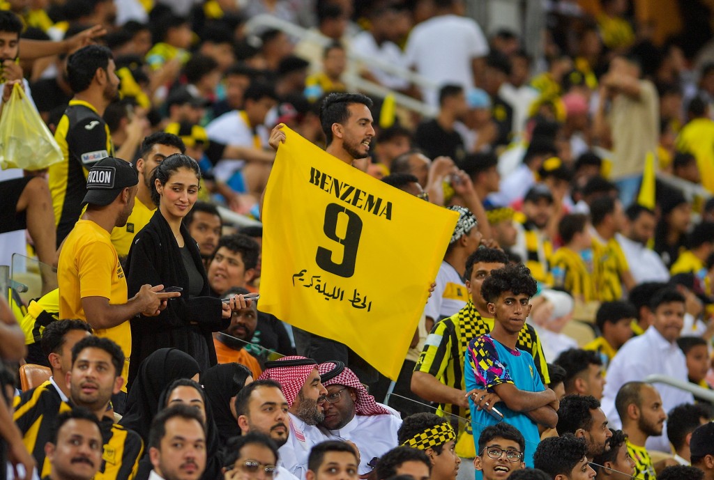 宾施马受到沙特阿拉伯球迷欢迎。Reuters