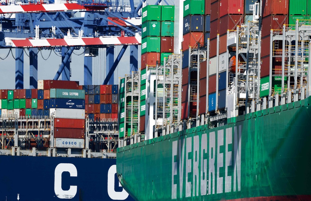 全球貿易體系再度陷入混亂。法新社