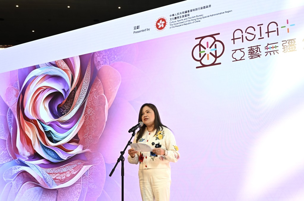 羅淑佩為活動開幕禮​致辭。政府新聞處圖片