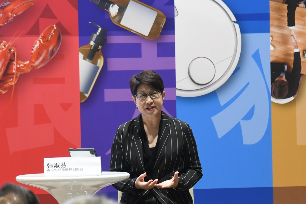 香港貿發局副總裁張淑芬表示,美食博覽及同期活動是城中盛事,大會將以5大主題貫穿多個展覽。 香港貿發局副總裁張淑芬表示,美食博覽及同期活動是城中盛事,大會將以5大主題貫穿多個展覽。