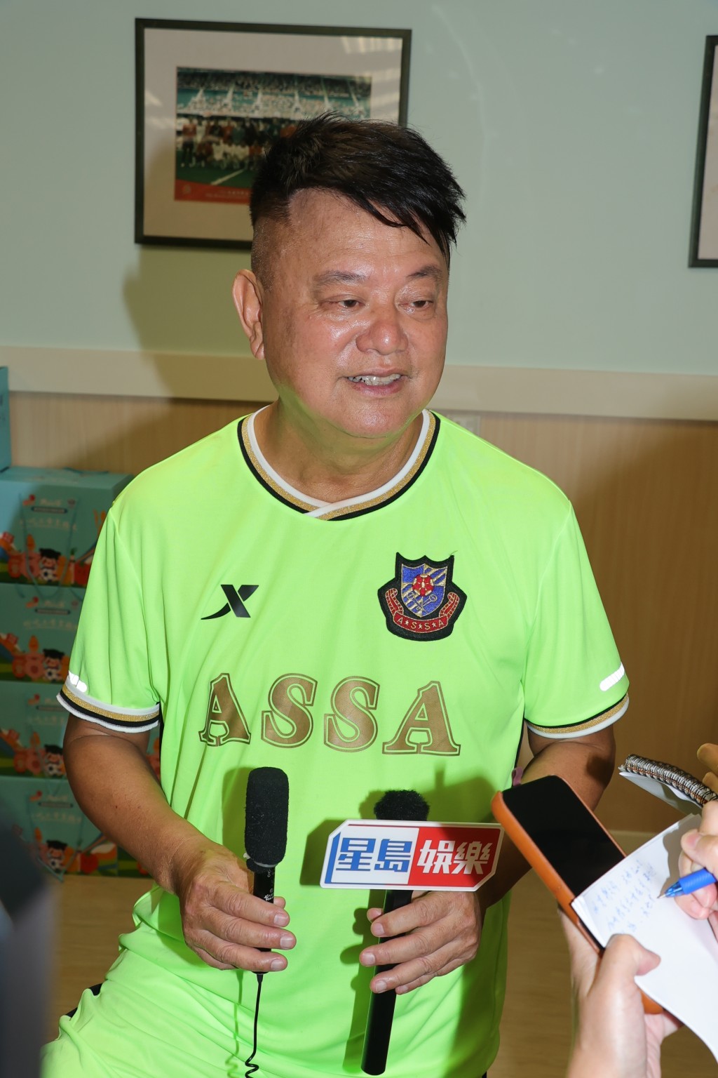 陈百祥表示今次赢出比赛也是意料之外，因为最初15分钟一直输，后来因对方摆乌龙泄了气才输波。