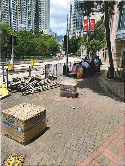 黃大仙樂善道改善前。 黃大仙樂善道改善前。