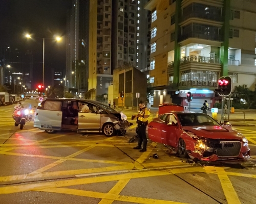 車禍現場。