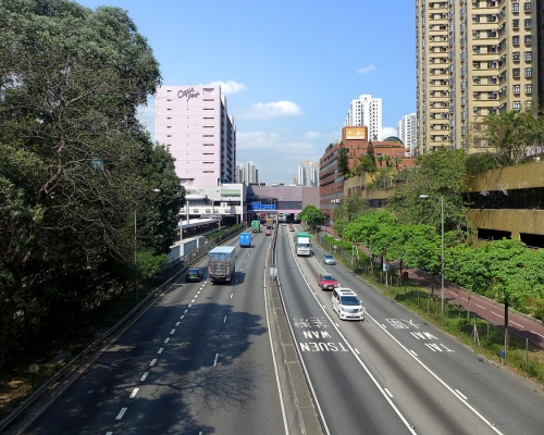大埔公路沙田段。網上圖片
