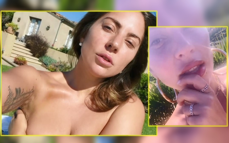 素顏Lady GaGa唔係醜但都唔係靚囉。咬手指嗰張唔係咁見樣就幾靚嘞。