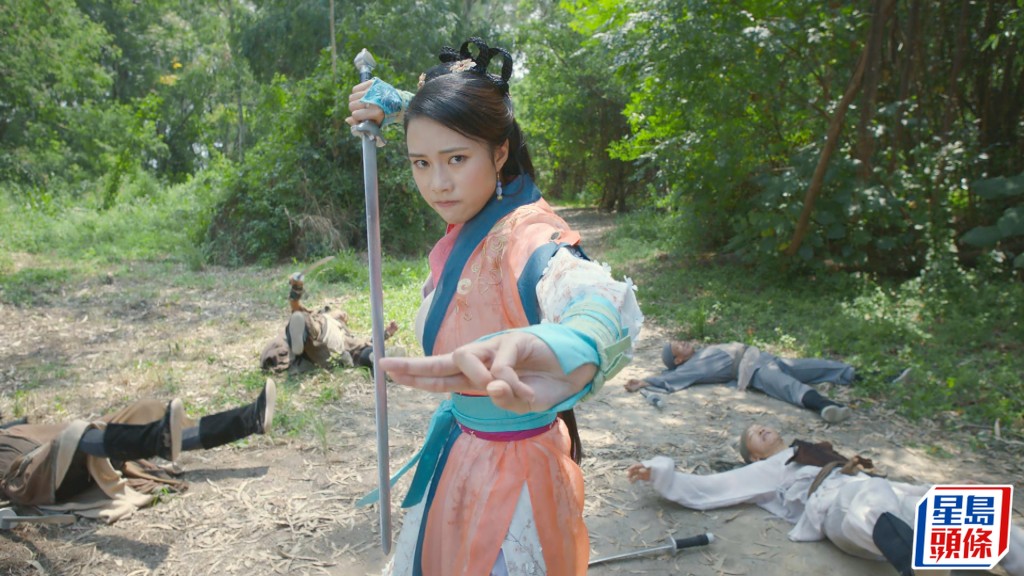 打開有條路的劉穎鏇，今次在《靈戲逼人》都有動作場口。