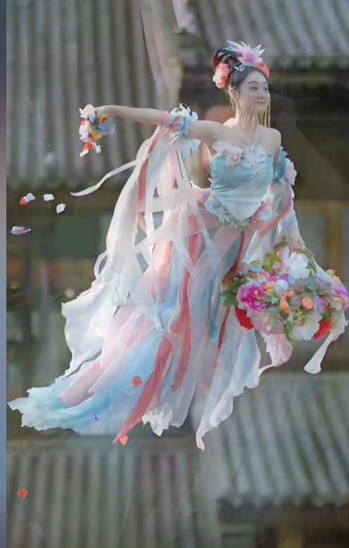 天女散花表演受到關注。