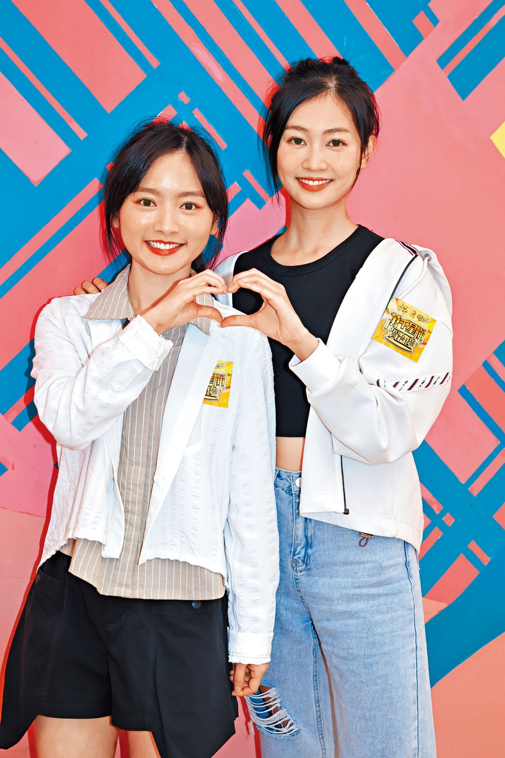 羅毓儀（左）及郭柏妍均希望《下流上車族》拍續集，羅毓儀更希望續集有感情綫。