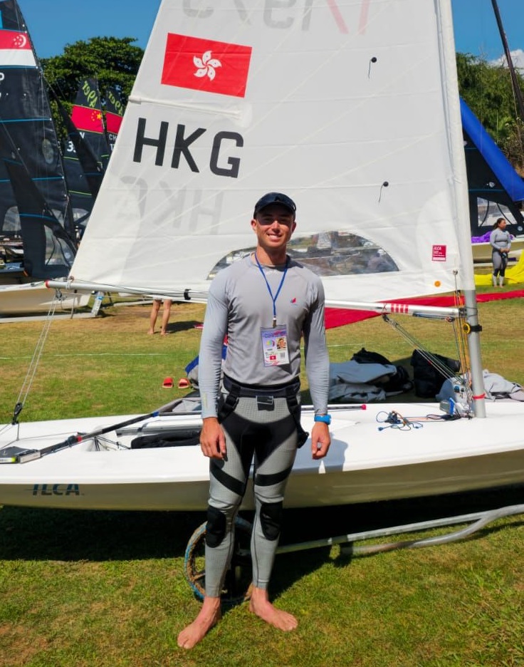 帆船港將貝俊龍已率先為香港贏得第一金。 帆船港將貝俊龍已率先為香港贏得第一金。