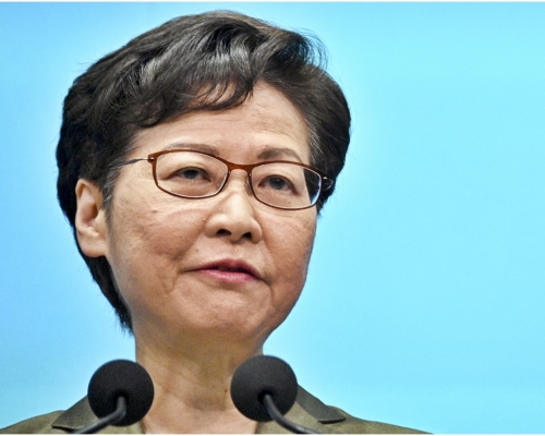 林鄭月娥今日率領多名官員到深圳,出席深港高層會晤暨2021年深港合作會議。資料圖片