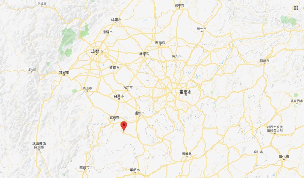 四川宜賓市附近發生6級地震。網上圖片