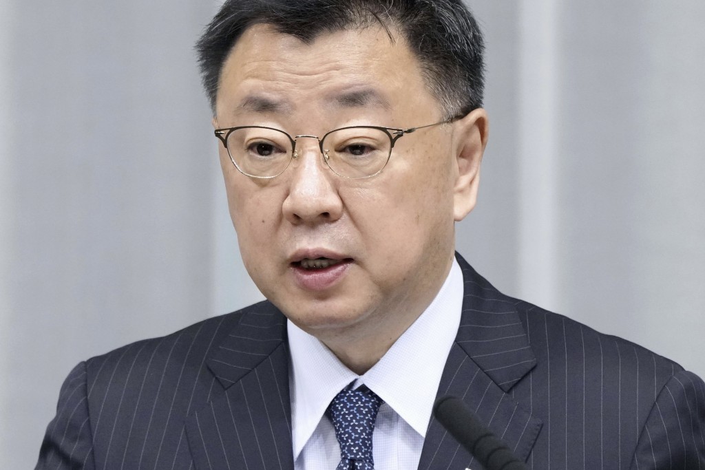 松野博一表示，北韓若發射間諜衛星，將是對日本安保重大挑釁。（美聯社）