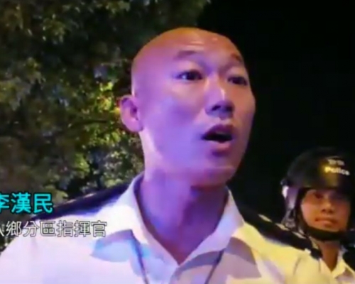 李漢民已拆除僭建物。港台截圖