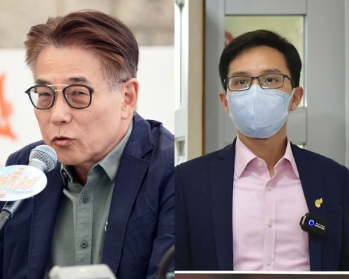 黃均瑜(左)表示,該會不會內部處理穆家駿(右)事件。資料圖片