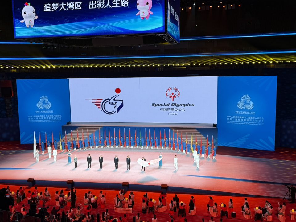 殘特奧會今日圓滿閉幕。羅淑佩Facebook圖片 殘特奧會今日圓滿閉幕。羅淑佩Facebook圖片