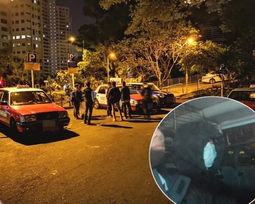 其中一名被捕的哥。