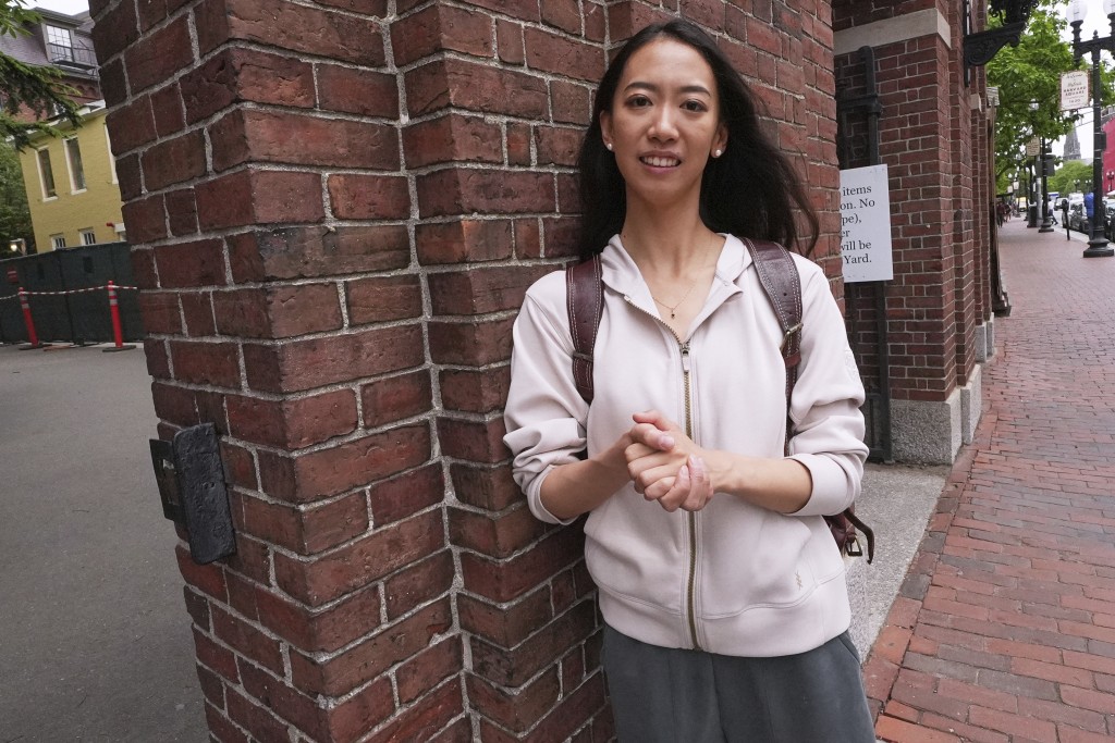 江玉蓉強調要保持學生群體的多元化和國際化。美聯社 江玉蓉強調要保持學生群體的多元化和國際化。美聯社
