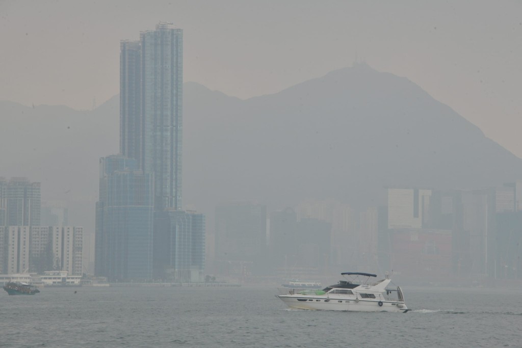 香港空氣污染升至甚高水平。