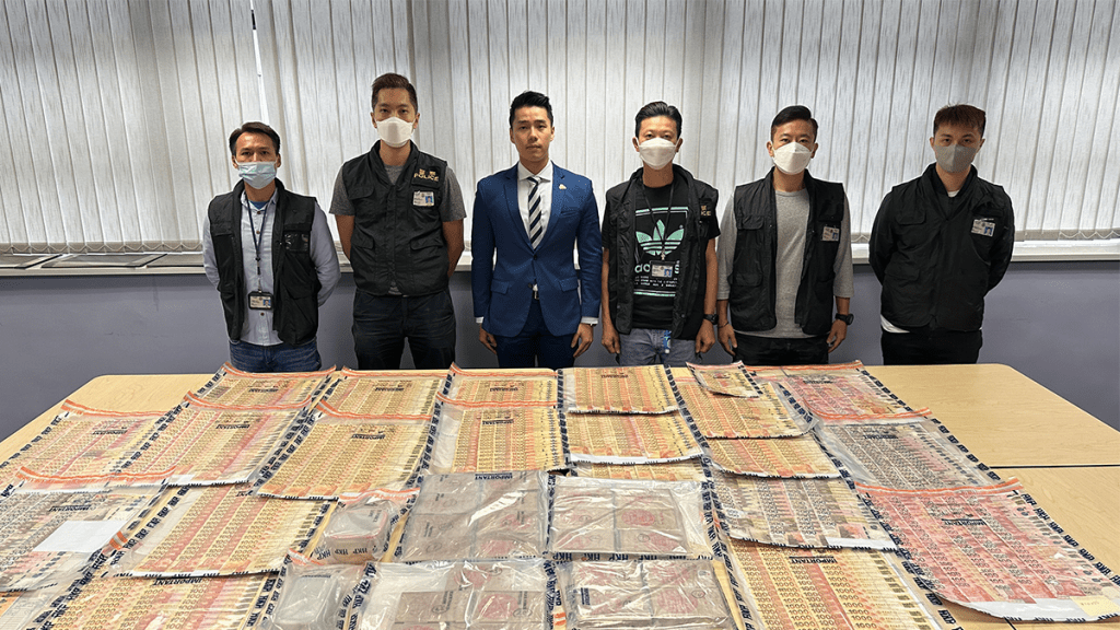 行動中,警方檢獲140萬現金。