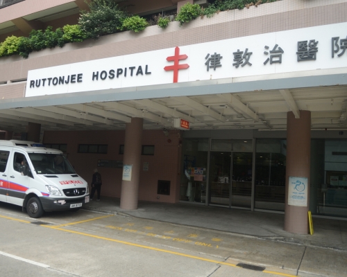 律敦治醫院一名男子初步確診。資料圖片