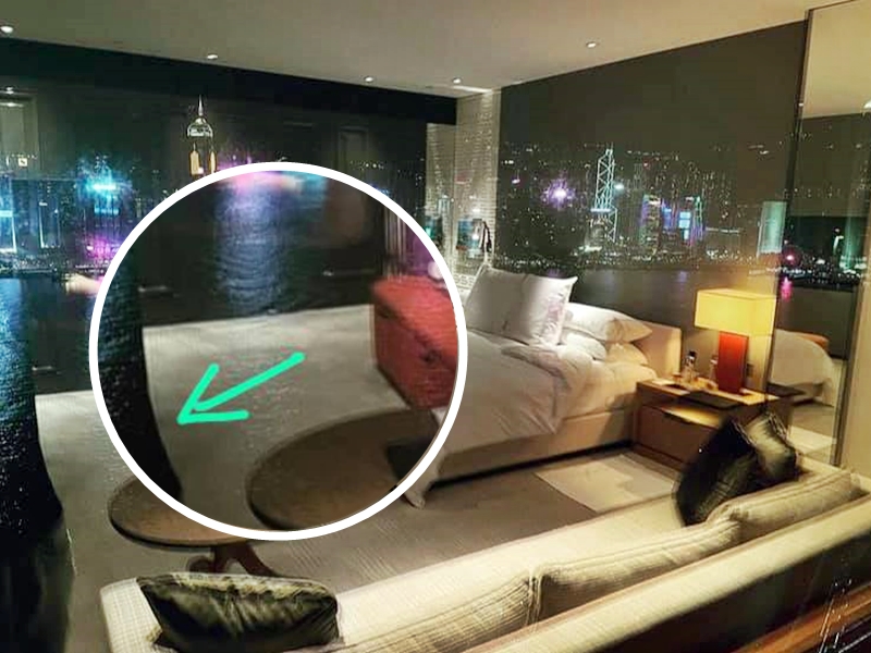 有網民質疑樓主上載的酒店房間圖片曾被改圖。「香港 Staycation 酒店交流谷」Facebook圖片