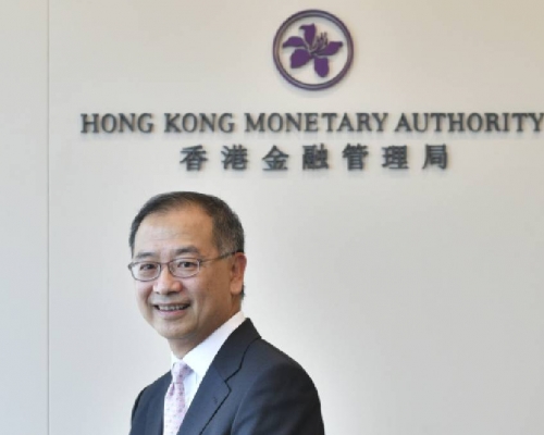 香港金融管理局總裁余偉文。資料圖片