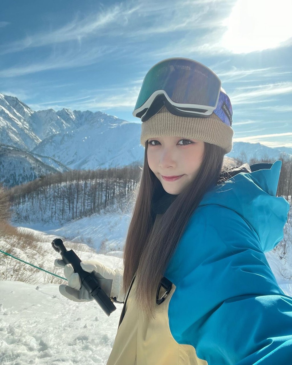 Rose Ma热爱滑雪。