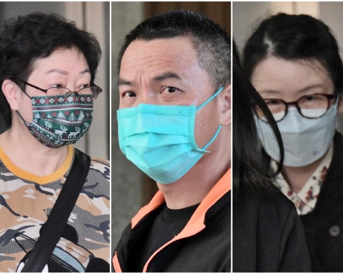 左起：夏惠娟、冼奕良、林美琴。