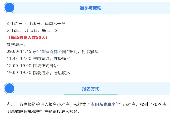 上海睡覺比賽詳情。