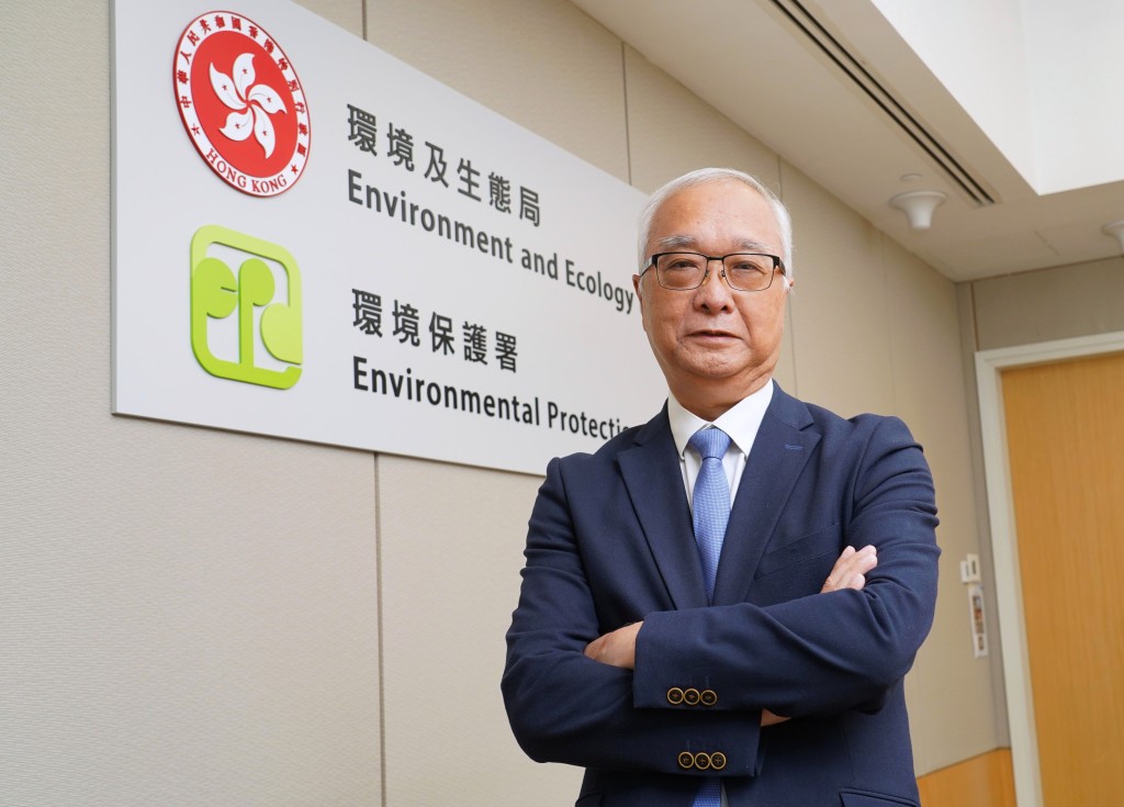 環境及生態局局長謝展寰。 環境及生態局局長謝展寰。