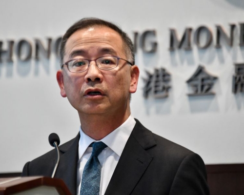 金管局總裁余偉文。資料圖片