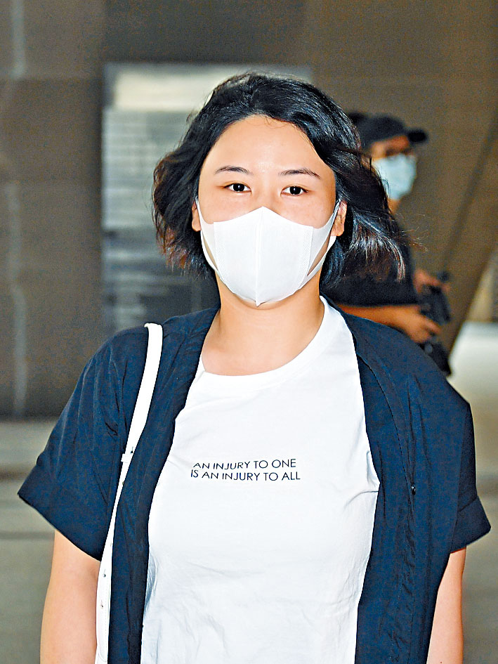 最後一名被告余慧明出庭自辯。