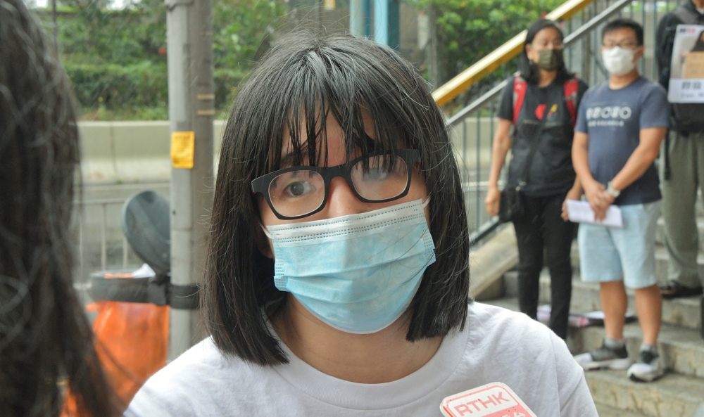 鄒幸彤自擔任支聯會發言人後，表現愈來愈激進。資料圖片