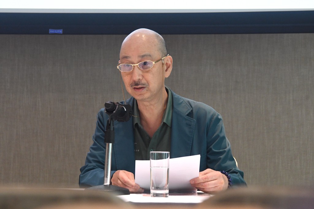 葉志雄表示會以雄彬文化體育發展協會的名義，與香港足球會達成為期兩年的戰略合作。楊駿堯攝