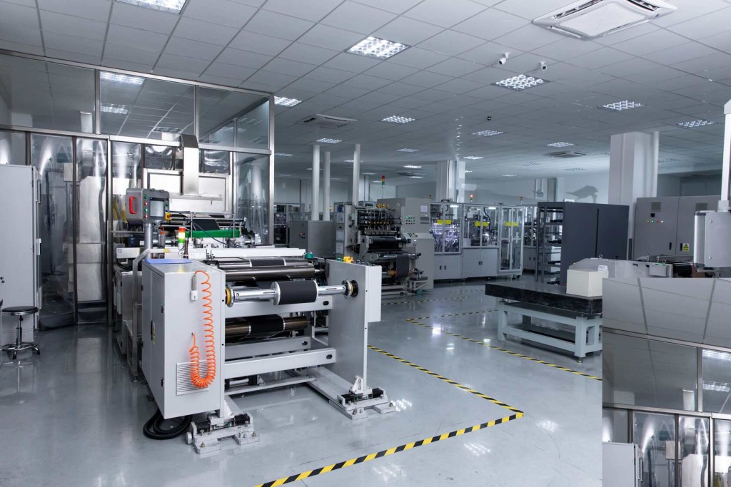 GRST鋰離子電池生產線。 香港科技園