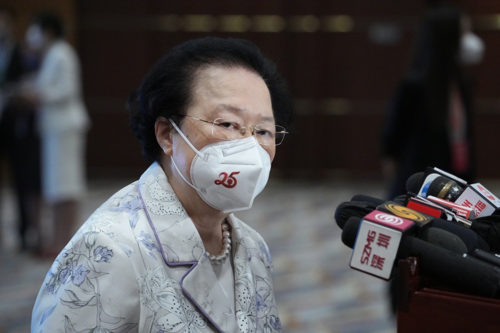 譚惠珠強調人大常委會沒有向香港法庭作任何批評，無影響司法獨立。(資料圖片)