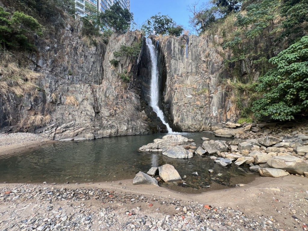 案發現場在香港仔瀑布灣公園。資料圖片