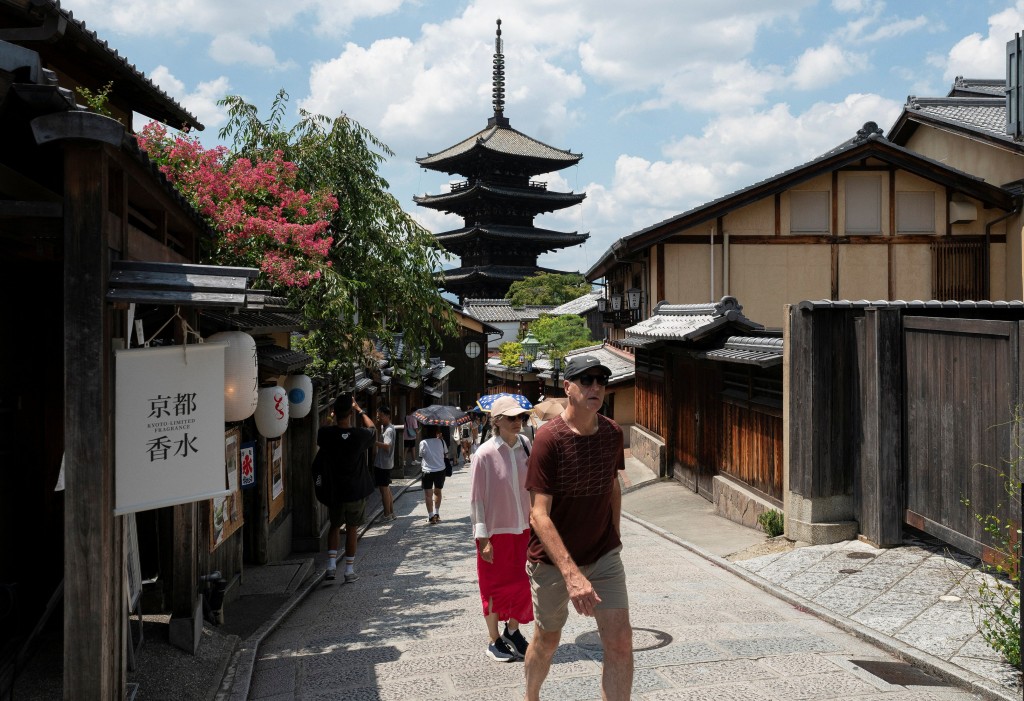 京都今年累計有60天「猛暑日」，領先各縣市首府。路透社