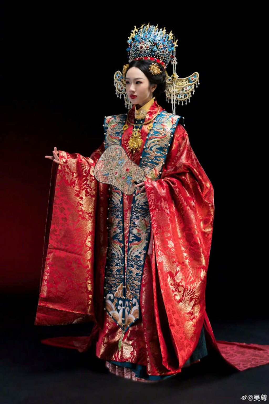 吳尊對未來女婿表現關注。