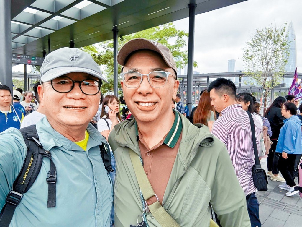 袁達成視畢培曦為「知音人」，感謝對方鼓勵及提供意見。