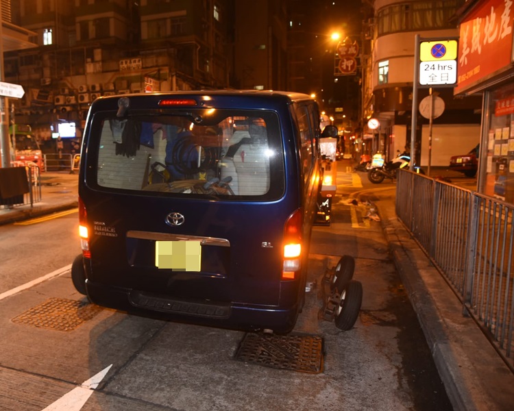 涉事貨車。