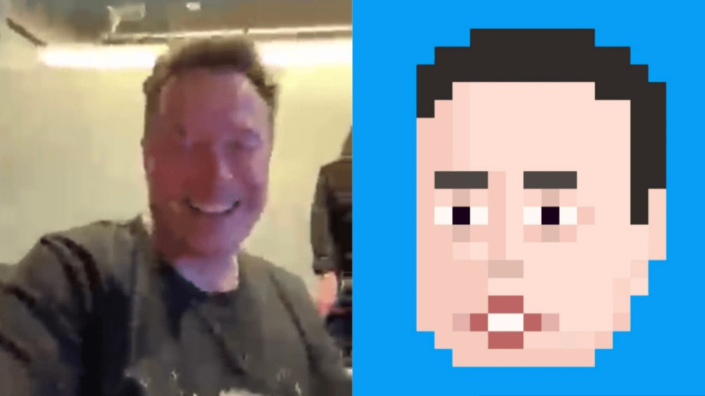 網友諷刺馬斯克Twitter直播低清像8位元，紛紛製作「8位元埃隆」（8-bit Elon）圖。Twitter截圖