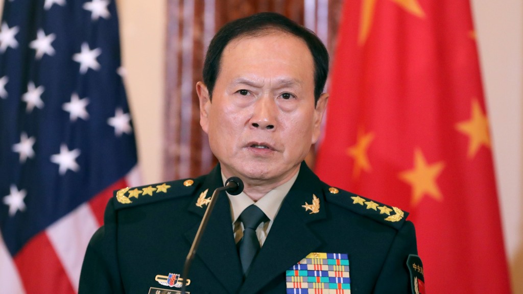 前国防部长魏凤和。