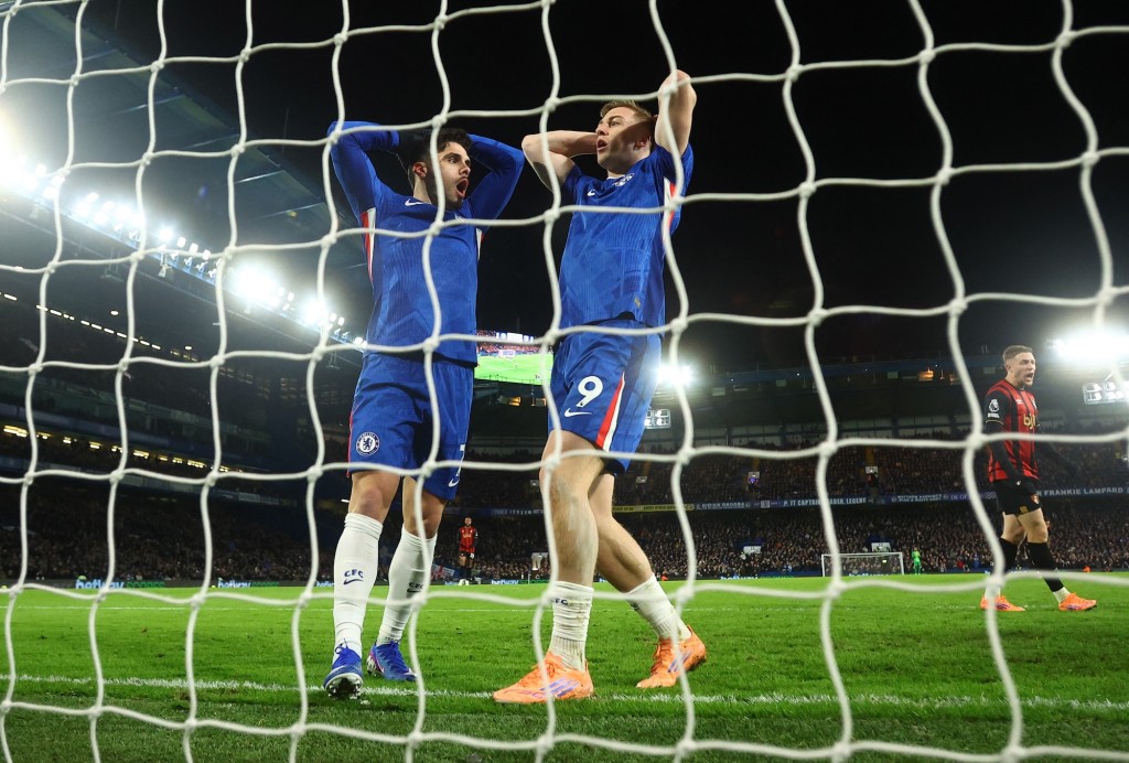 車路士12月錄2勝4和3負。路透社