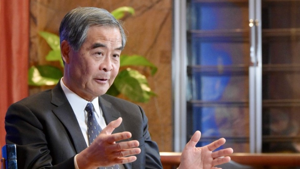 現任全國政協副主席、前行政長官梁振英。 現任全國政協副主席、前行政長官梁振英。